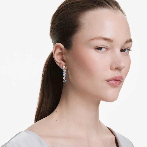 Swarovski Constella csepp alakú fülbevaló kék kristállyal 5732775