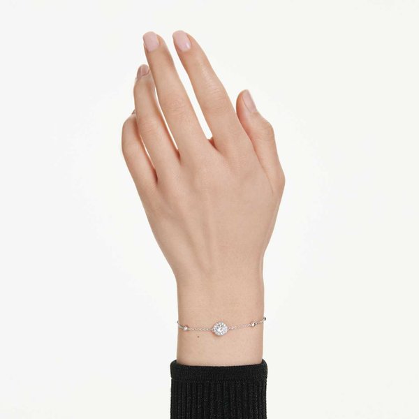 Swarovski Una Angelic kör medálos ezüst színű karkötő 5733196