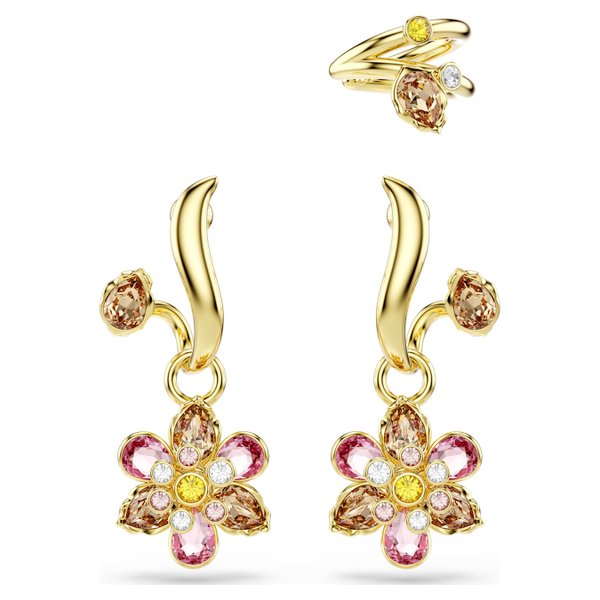 Swarovski Idyllia arany színű fülbevaló szett fülgyűrűvel 5732386