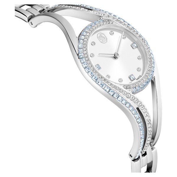 Swarovski Hyperbola kék kristályos ezüst színű női óra 5715463