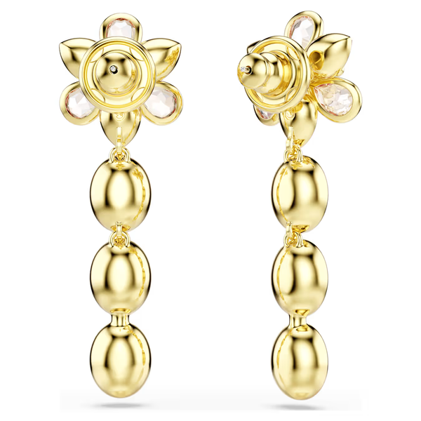 Swarovski Idyllia függő fülbevaló csepp alakú kristályokkal és virággal 5732381