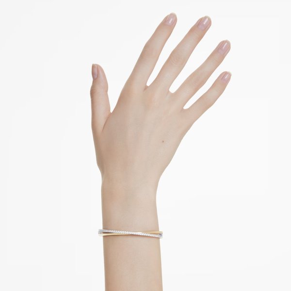 Swarovski Hyperbola kéttónusú csavart karperec 5689720
