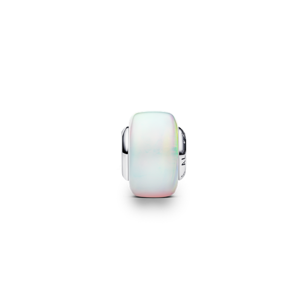 Pandora ékszer Opálfényű fehér mini üveg charm 794245C01