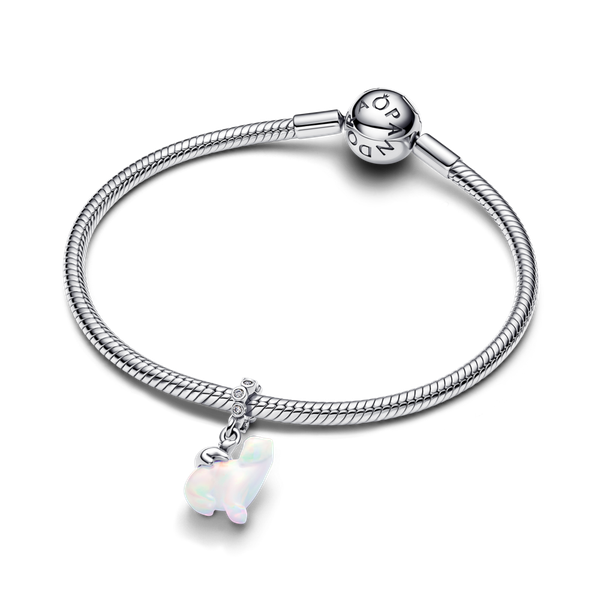 Pandora ékszer Jegesmedve mama és bocsa ezüst charm 794243C01