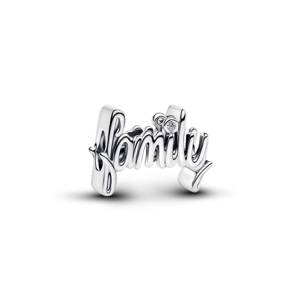 Pandora ékszer Kézzel írt Family ezüst charm 794250C01