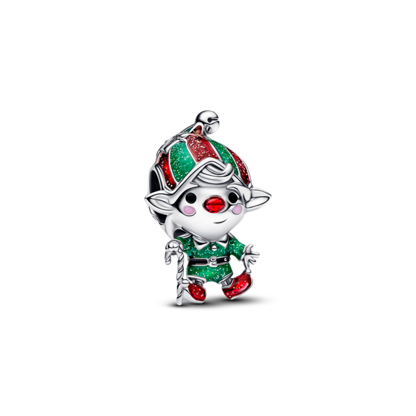 Pandora ékszer Karácsonyi manó ezüst charm 794294C01