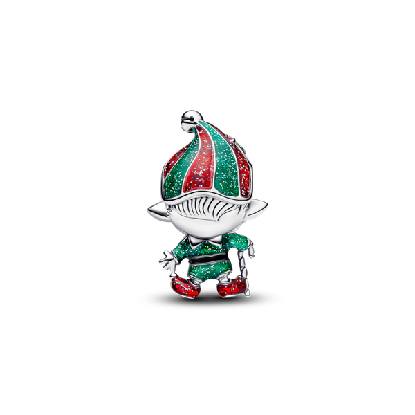 Pandora ékszer Karácsonyi manó ezüst charm 794294C01