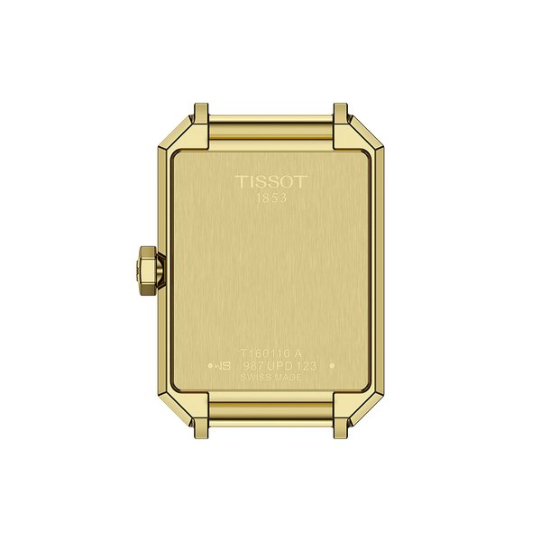 Tissot SRV Diamond fekete gyöngyház számlapos bőrszíjas női karóra T1601103612600