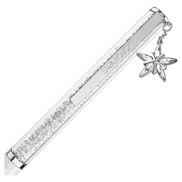 Swarovski Crystalline ezüst-fehér toll csillaggal 5717136