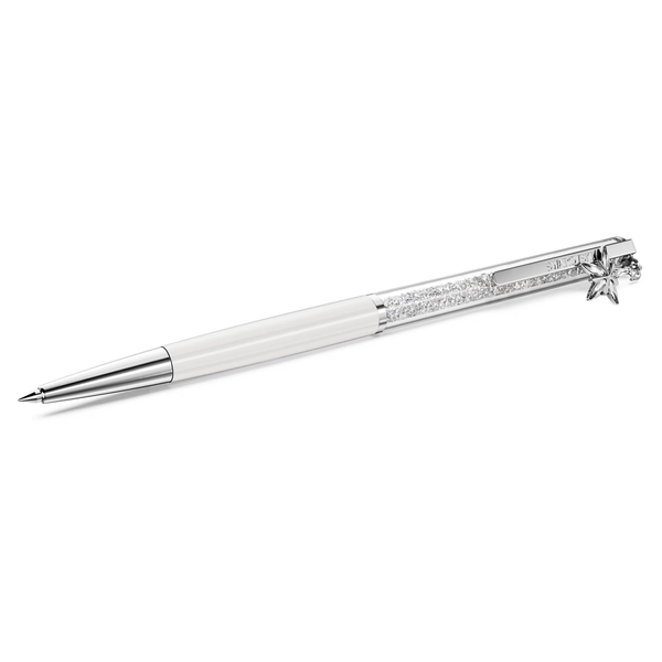 Swarovski Crystalline ezüst-fehér toll csillaggal 5717136