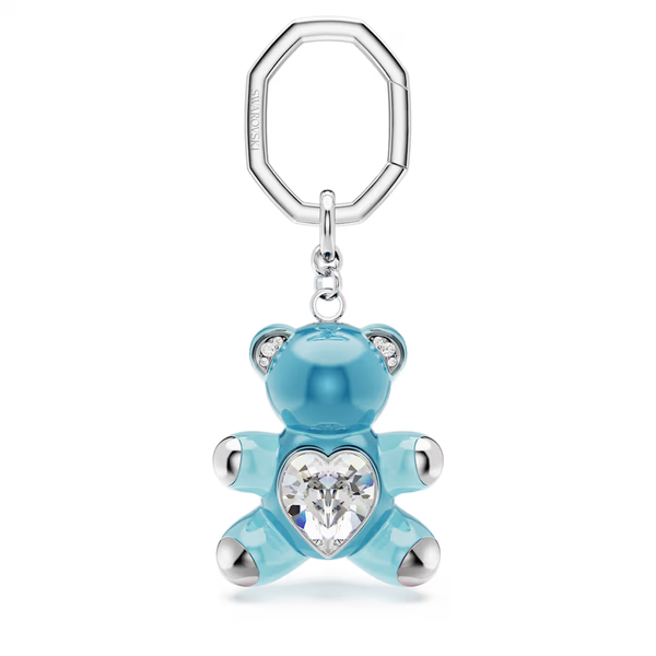 Swarovski Kék Teddy maci kulcstartó kristállyal 5733826