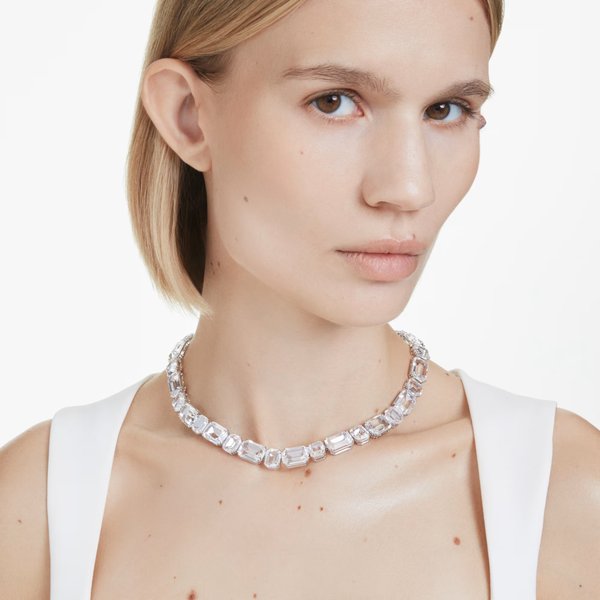 Swarovski Millenia áttetsző kristályos ezüst színű nyaklánc 5705757
