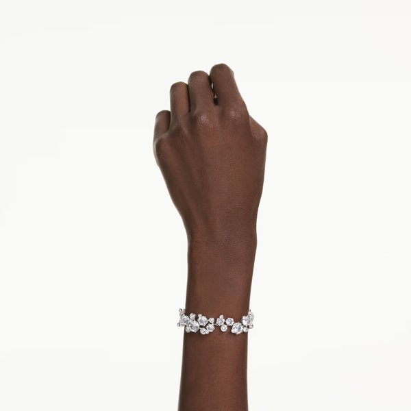 Swarovski Constella ezüst színű karkötő áttetsző kristályokkal 5722469