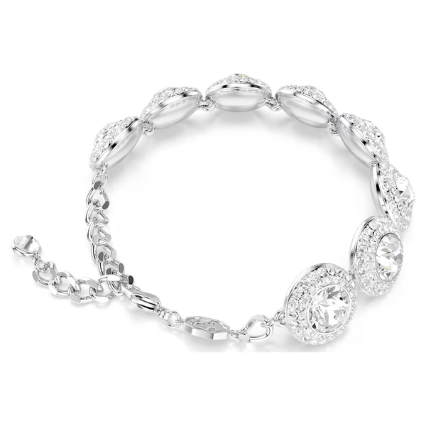 Swarovski Una Angelic ezüst színű karkötő kristályokkal 5735343