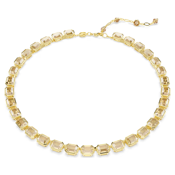 Swarovski Millenia arany színű nyaklánc barna kristályokkal 5718674