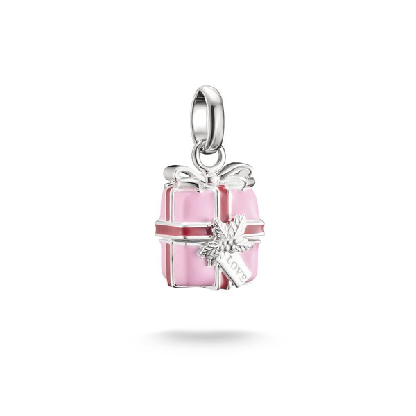 Thomas Sabo Rózsaszín ajándék csomag ezüst connect charm CC1321-007-9