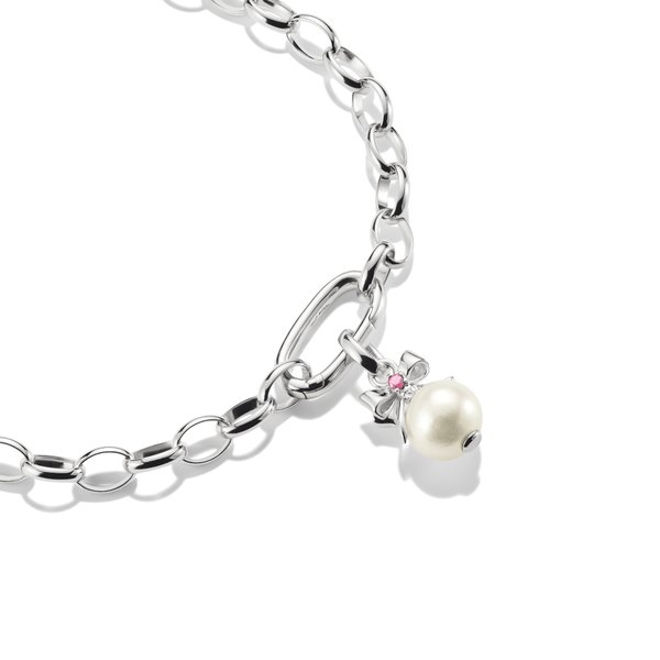 Thomas Sabo Gyöngy masnival ezüst connect charm CC1323-167-14