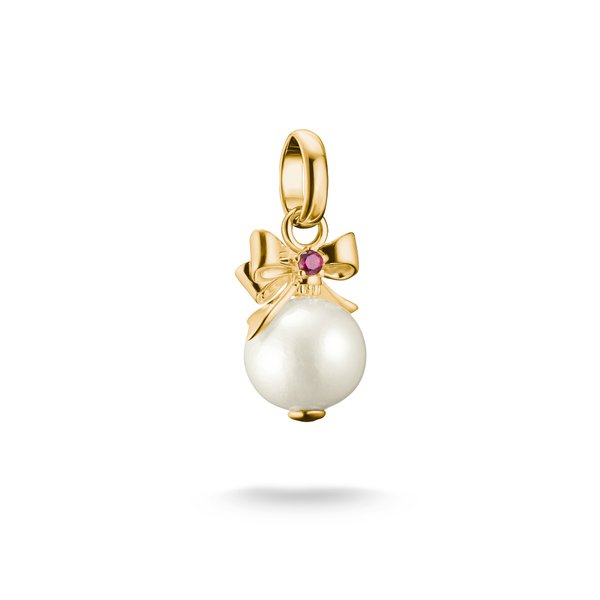 Thomas Sabo Gyöngy masnival aranyozott ezüst connect charm CC1323-430-14