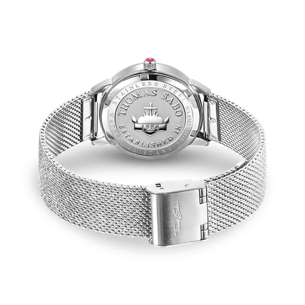 Thomas Sabo Kígyó mintás ezüst színű női óra WA0383-201-203