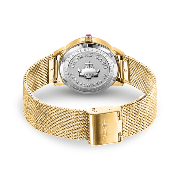 Thomas Sabo Kígyó mintás arany színű női óra WA0384-264-207