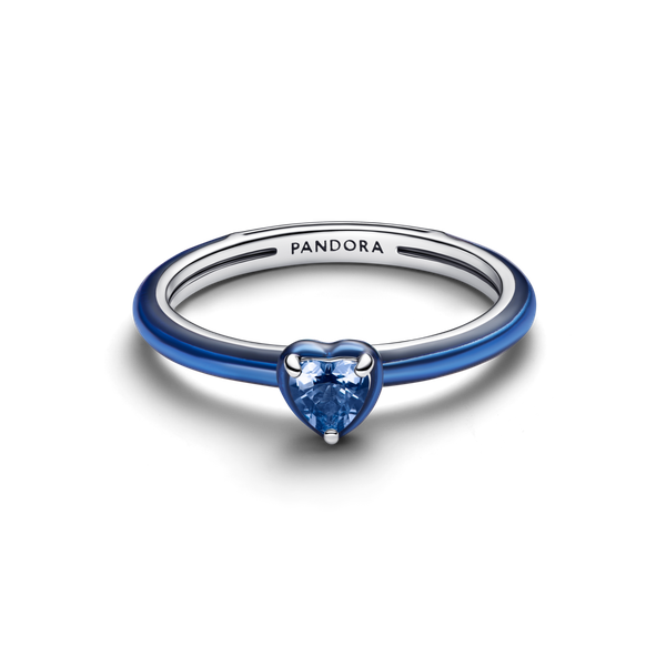 Pandora ékszer Kék chakra ezüst gyűrű 