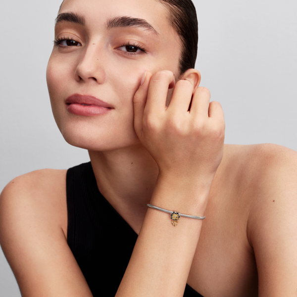 Pandora ékszer Disney Tiana lótusz virág shine charm 764326C01