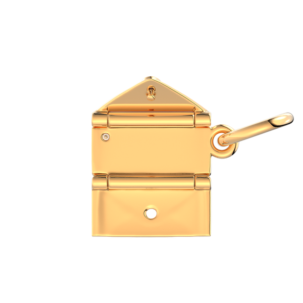 Pandora ékszer Gravírozható és nyitható levél shine függő charm 764421C01