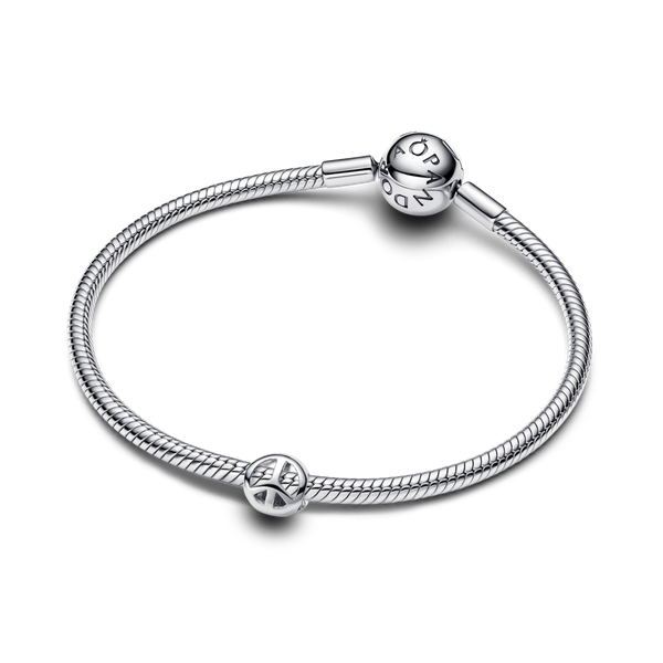 Pandora ékszer Béke jel ezüst mini charm 794512C00