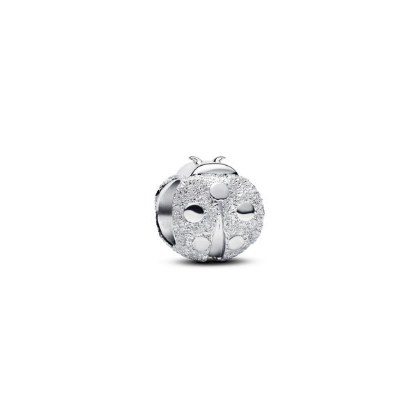 Pandora ékszer Texturált katica ezüst mini charm 794527C00
