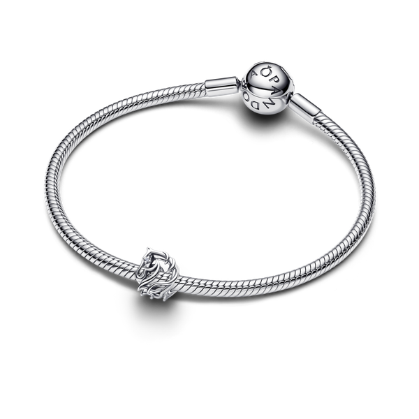 Pandora ékszer Áttört ló ezüst charm 794430C01