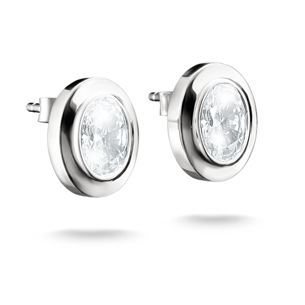 Thomas Sabo Ezüst ovális fülbevaló cirkónia kövekkel H2342-051-14