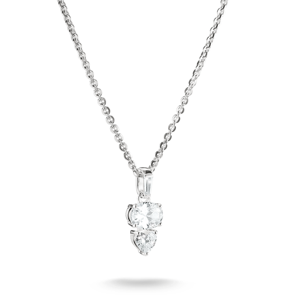 Thomas Sabo Ezüst nyaklánc ovális és szív alakú cirkóniával KE2363-051-14-L45V