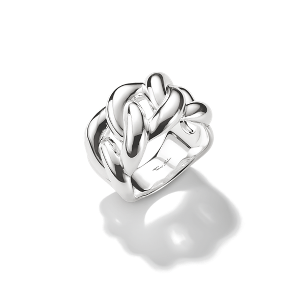 Thomas Sabo Fonott széles ezüst gyűrű 