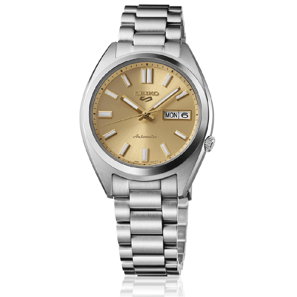 Seiko 5 Sports SNX Vintage Gold Collection 'In Gold Cufflinks' férfi karóra - SRPL59K1 SRPL59K1