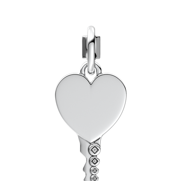 Pandora ékszer Gravírozható kulcs ezüst medál 394353C01