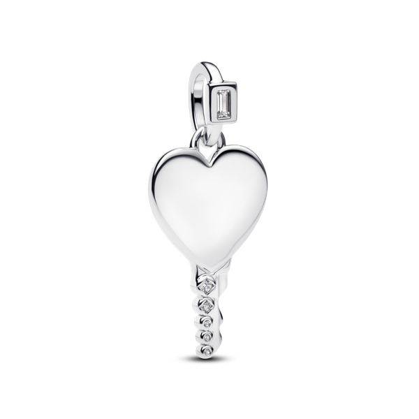 Pandora ékszer Gravírozható kulcs ezüst medál 394353C01