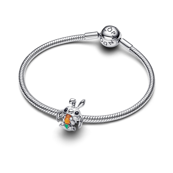 Pandora ékszer Disney Stitch Húsvéti nyúl ezüst charm 794498C01