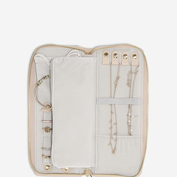 Stackers Púder szőtt patentos utazó ékszertartó 76849