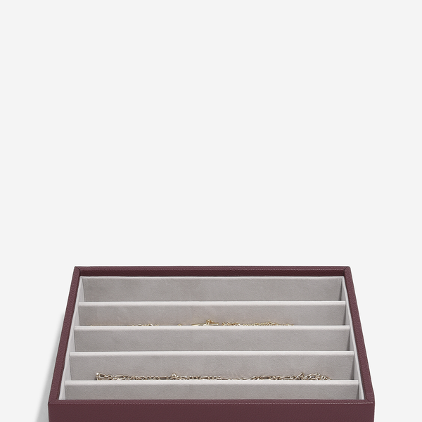 Stackers Bordó classic 5 fakkos ékszertálca 76869