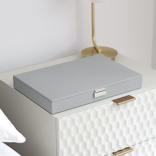 Stackers Szürke pebble supersize fedeles ékszerdoboz 74504