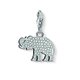 Thomas Sabo Elefánt pávé ezüst charm cirkóniával 1336-051-14