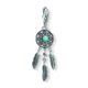 Thomas Sabo Álomfogó ezüst charm cirkóniával türkizzel 1326-646-17