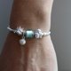 Pandora ékszer Pandora Baglyos gyöngyös karkötő PKC004
