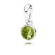Pandora ékszer Augusztus ezüst medál peridottal 390396PE