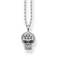 Thomas Sabo Ezüst nyaklánc koponya medállal gyémánttal D_KE0026-356-21-L45