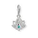 Thomas Sabo Lótusz virág türkizzel ezüst charm 1446-405-14
