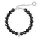 Thomas Sabo Obszidián charm karkötő X0226-840-11-L18.5v