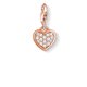 Thomas Sabo Rozé szív ezüst charm cirkóniával 0970-416-14