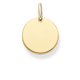 Thomas Sabo Gravírozható ezüst medál 18K arany bevonattal LBPE0001-413-12