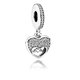 Pandora ékszer Szeretem az édesanyám ezüst charm 792071CZ